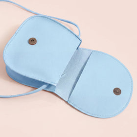 Girls Blue Bunny Applique Sling Bag Sling Bags