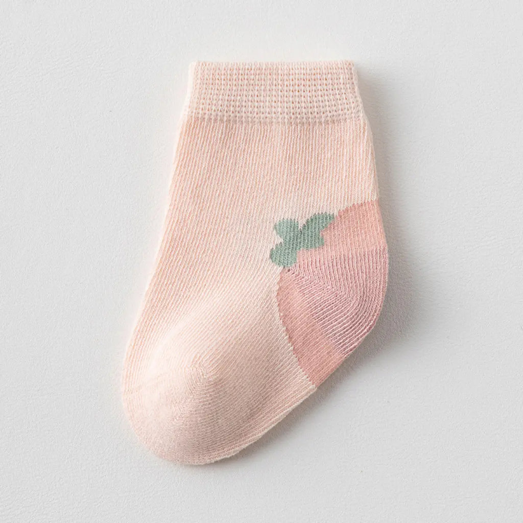 Pack of 5 Girls Multicolour Animal Design Ankle Length Socks Socks