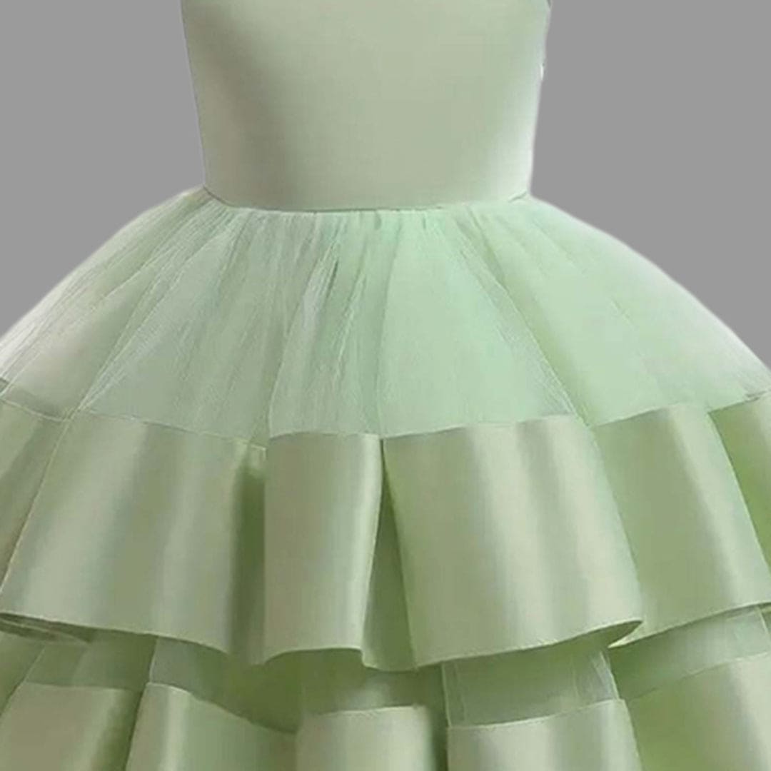Girls Sleeveless Layered Party Dress Party Dresses   