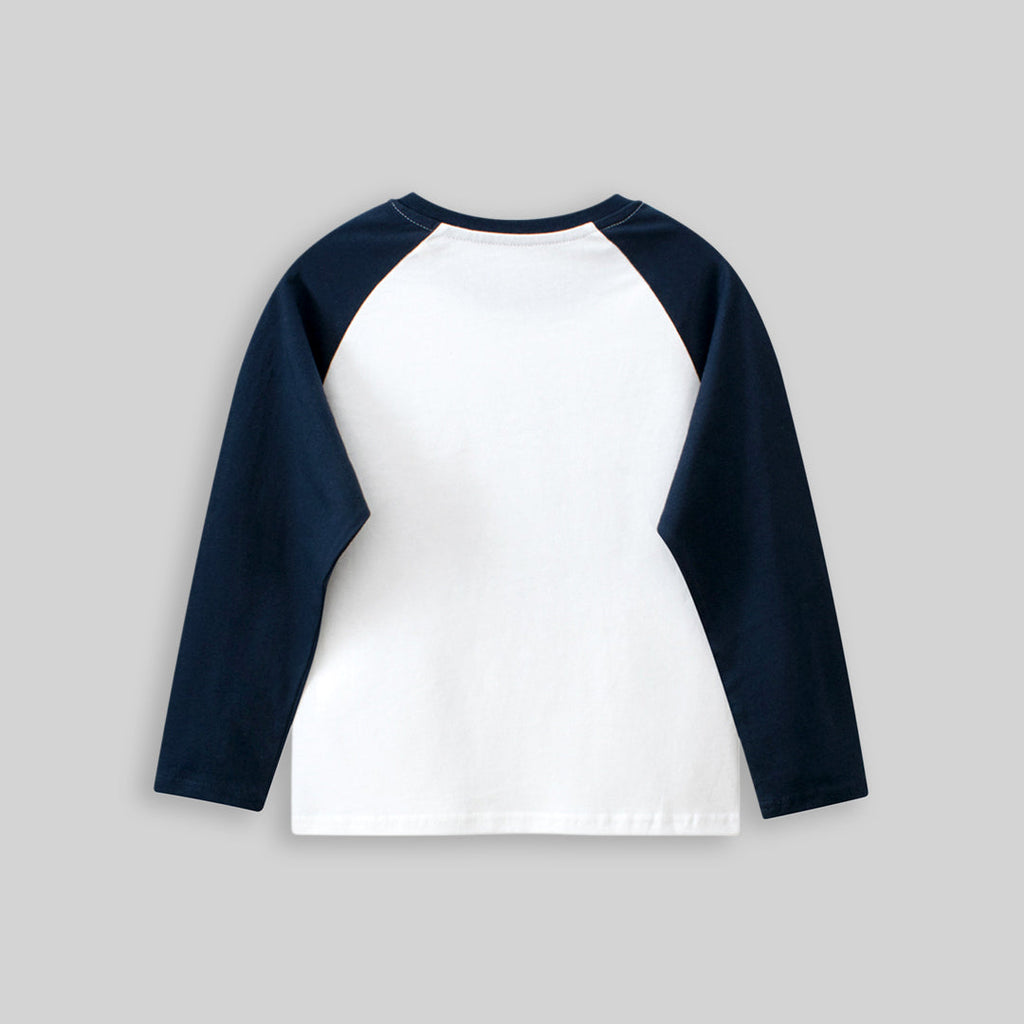 Boys Graphic Print Raglan Sleeves T-shirt Tshirts   