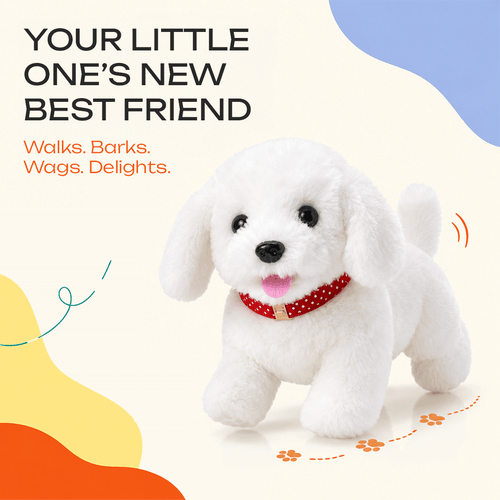 Walking & Barking Dog Soft Toy for Kids Trending Accessories