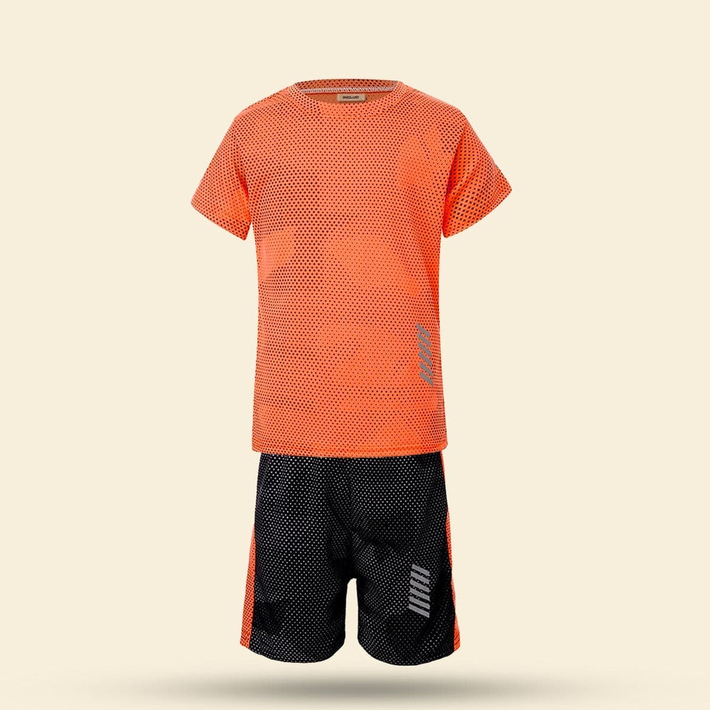 Boys Orange Sportswear Two Piece Sets (Copy) Sets Orange 1-2 Y