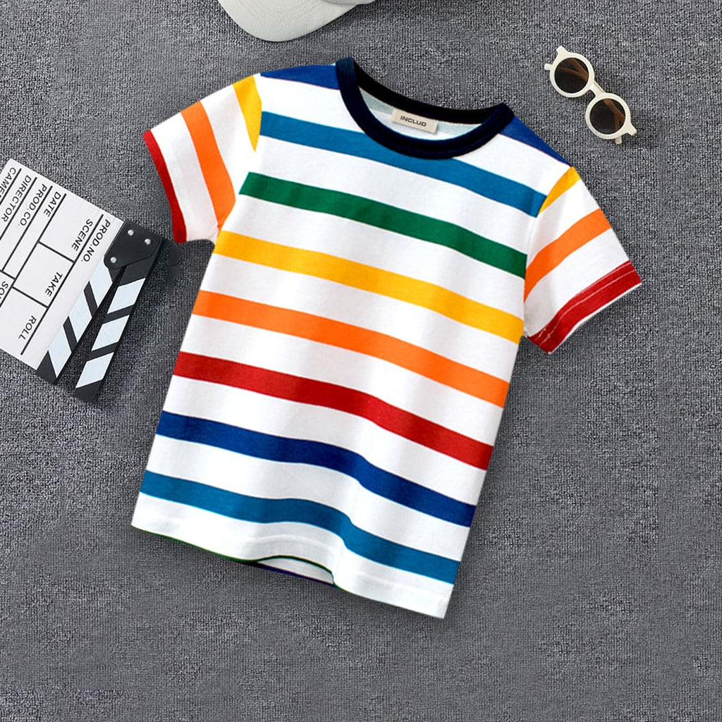 Stripe Print Tshirt