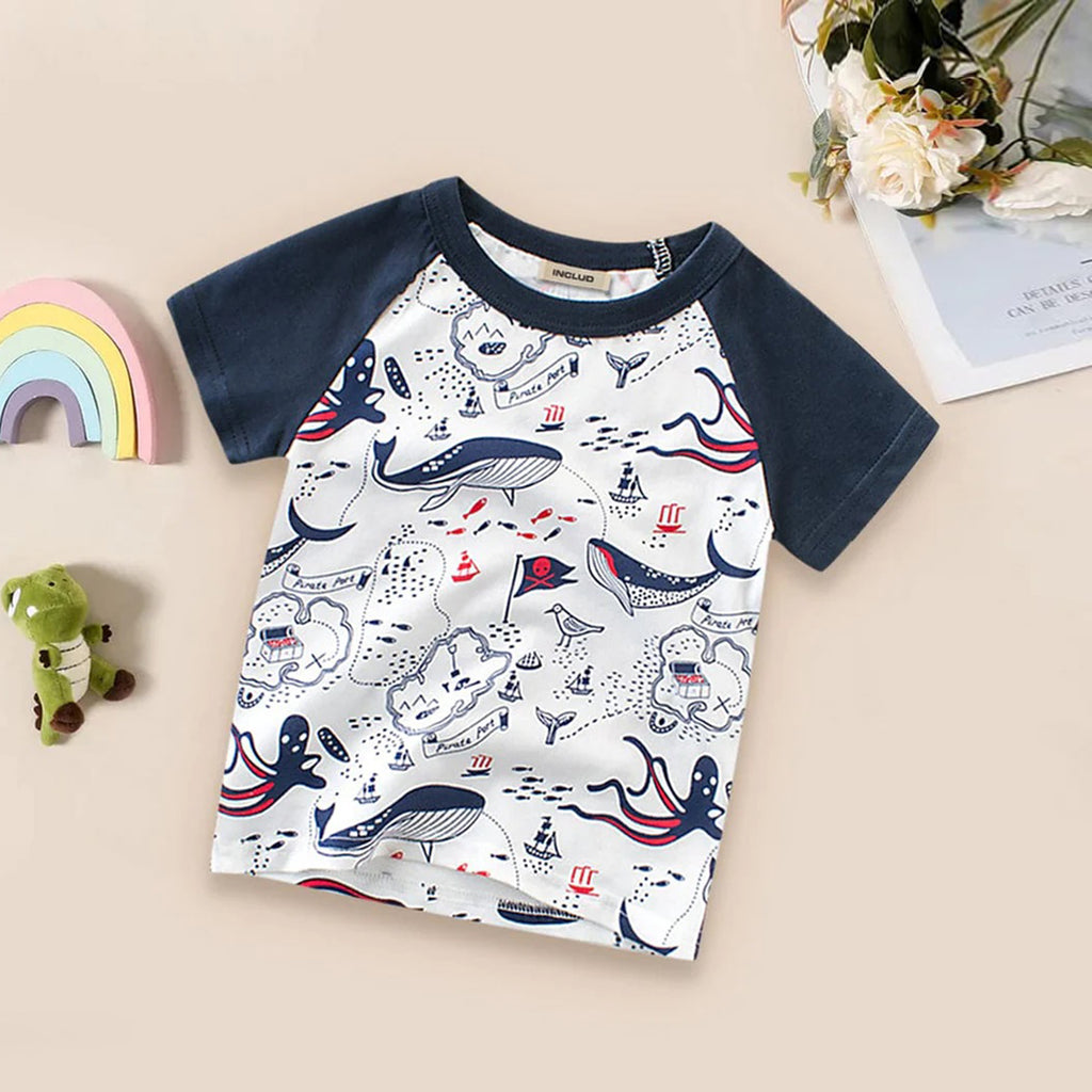 Dolphin Print Tshirt