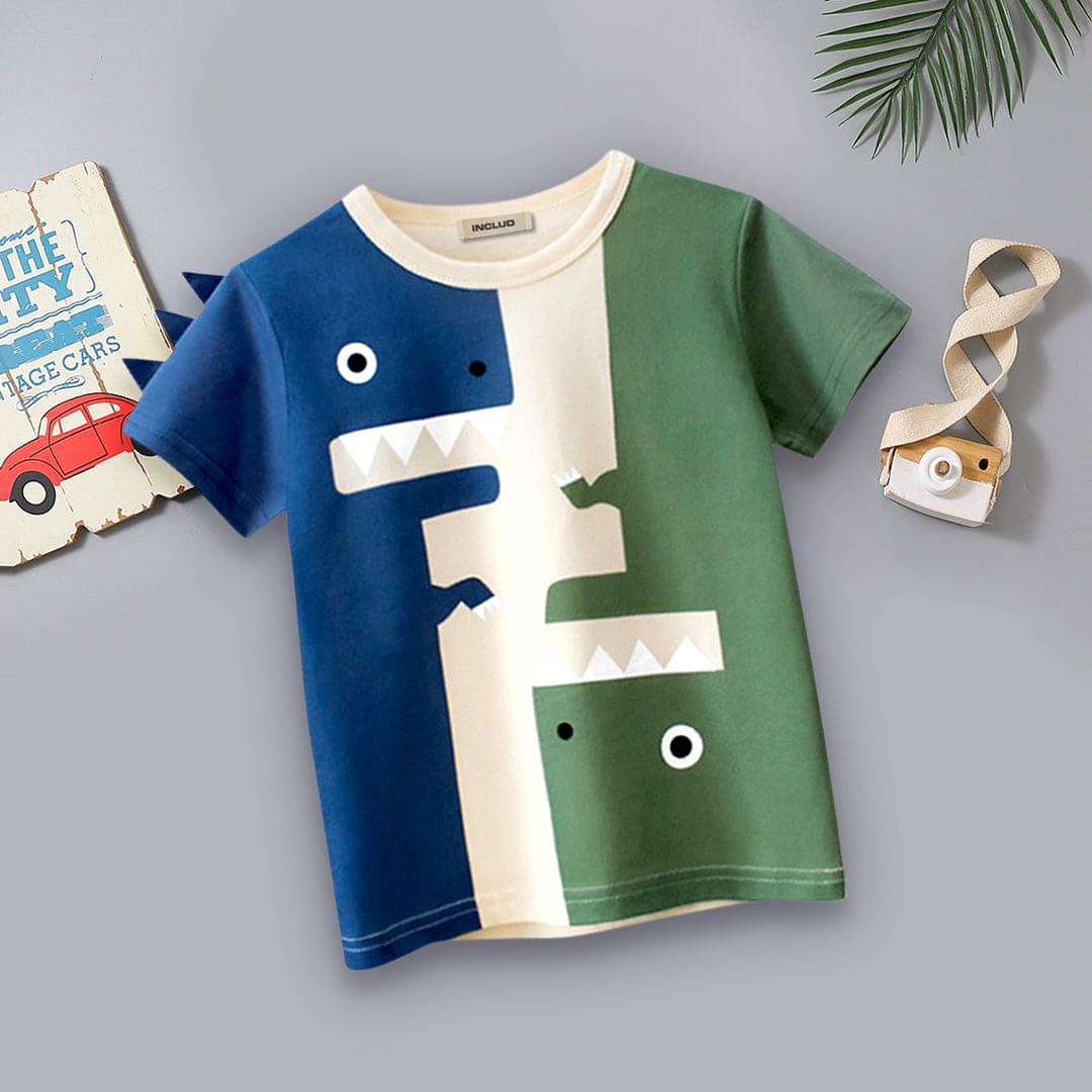 Dinosaur Print Tshirt Tshirts   