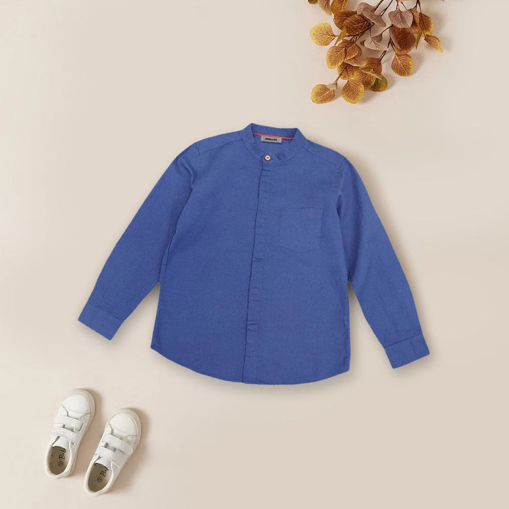 Boys Solid Casual Shirt