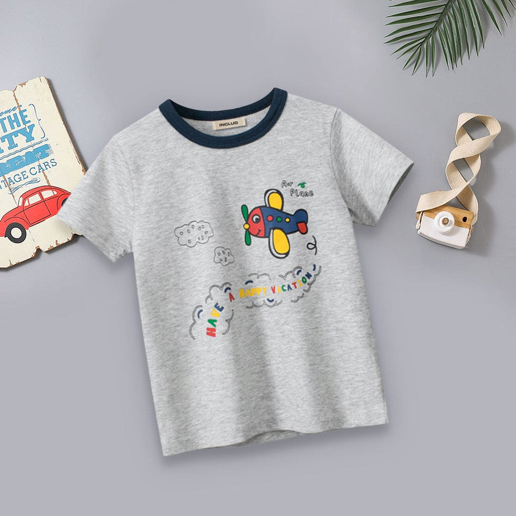 Boys T-shirt with Aeroplane Print