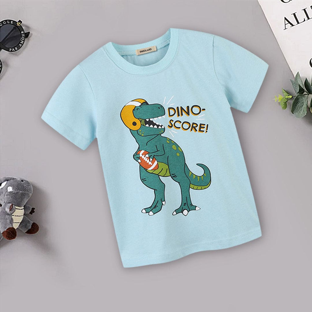 Boys Dinosaur Print T-shirt