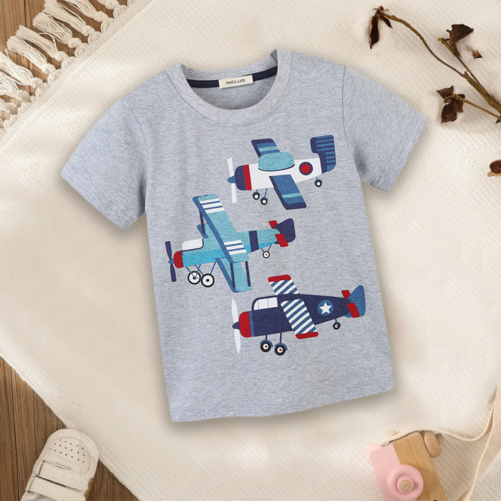 Boys Air Craft Print T-shirt