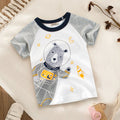 Bear Print Tshirt Tshirts White 1-2 Y 