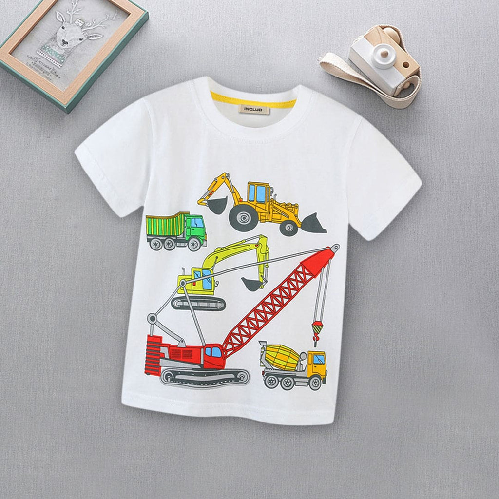 Boys Crane Print T-shirt