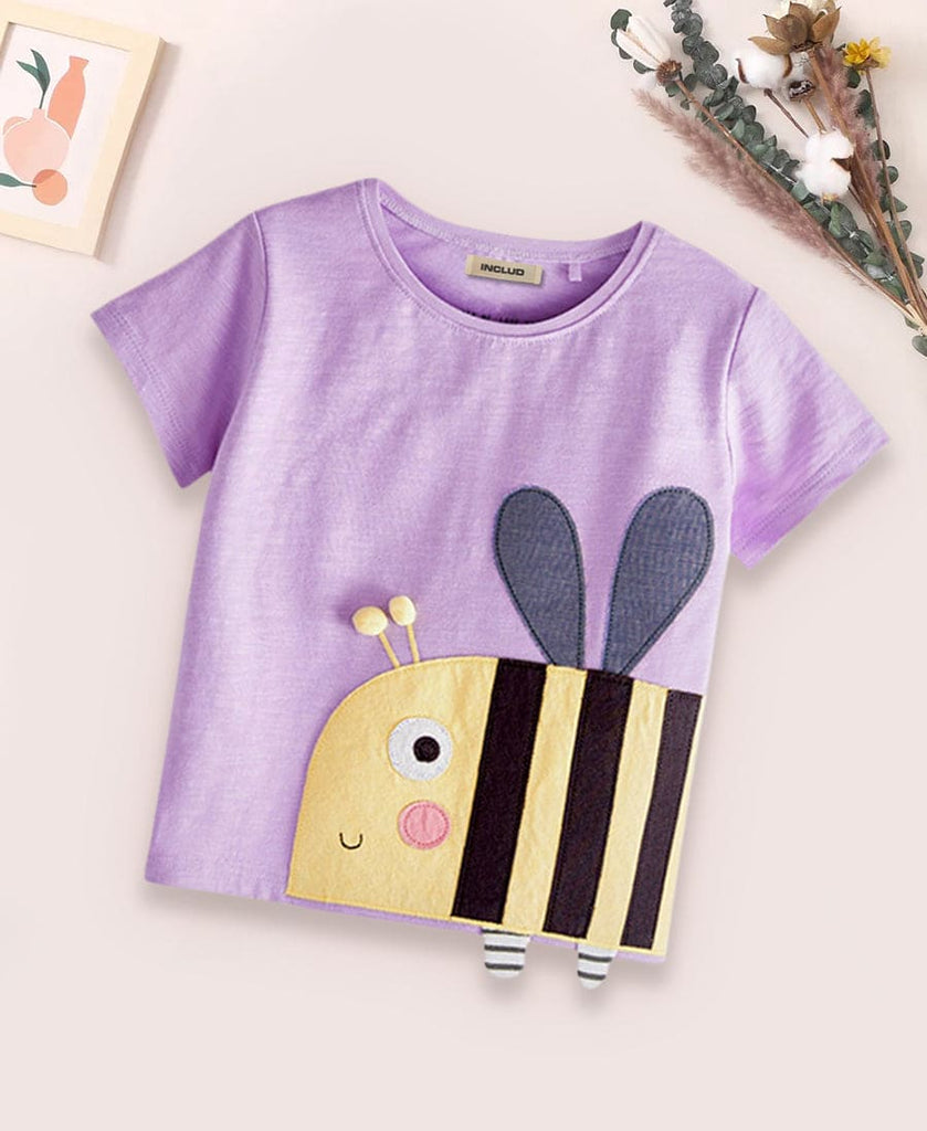 Girls T-Shirt with Applique