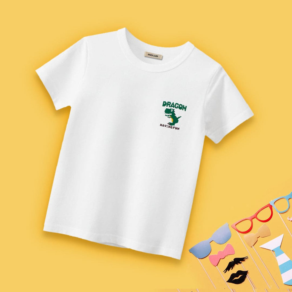 Boys T-shirt with Dinosaur Print