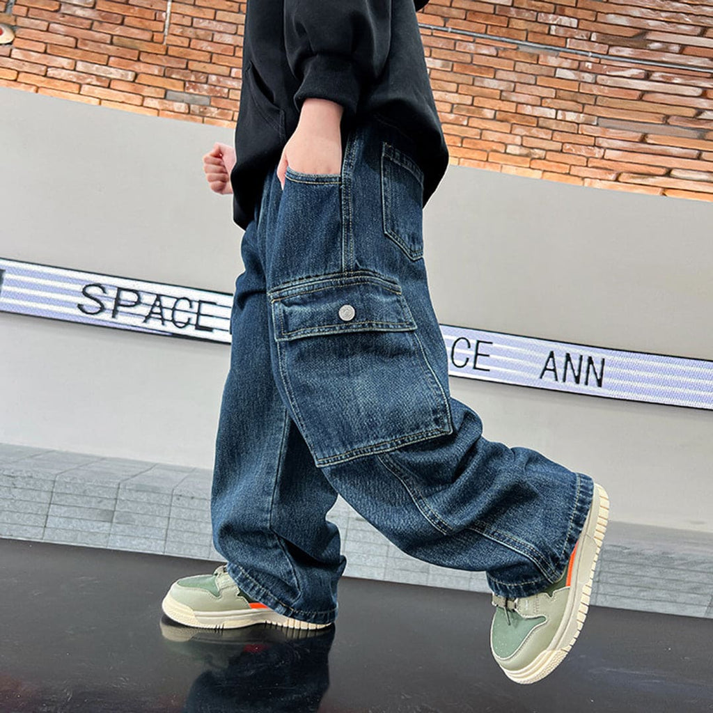 Boys Relax Fit Denims Jeans Blue 4-5 Y 