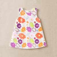 Girls Animal Print Sleeveless A-line Dress Casual Dresses
