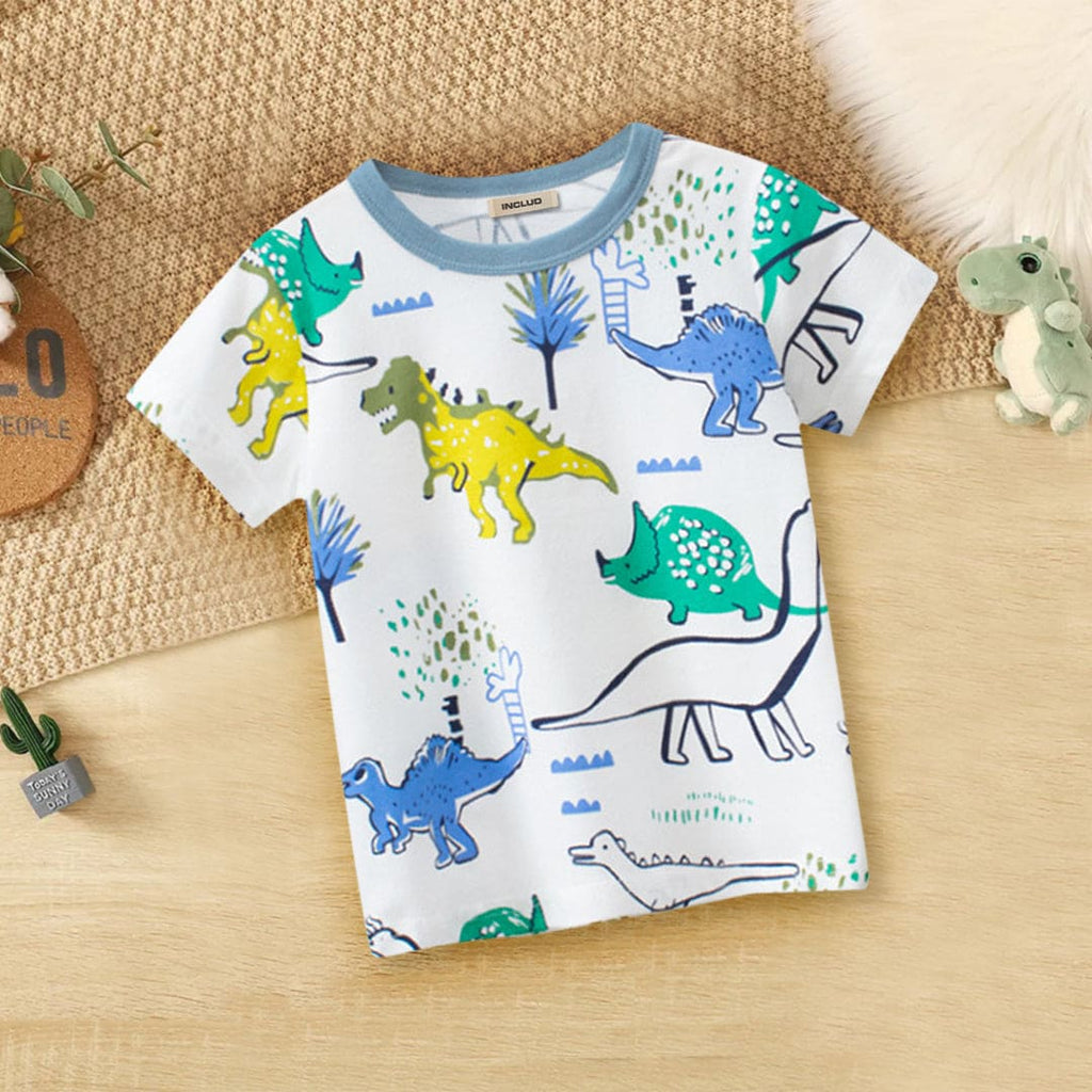 All Over Dinosaur Print T-shirt
