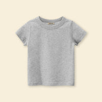 Boys Grey Short Sleeve Round Neck T-Shirt T-Shirt Grey 18 - 24 M