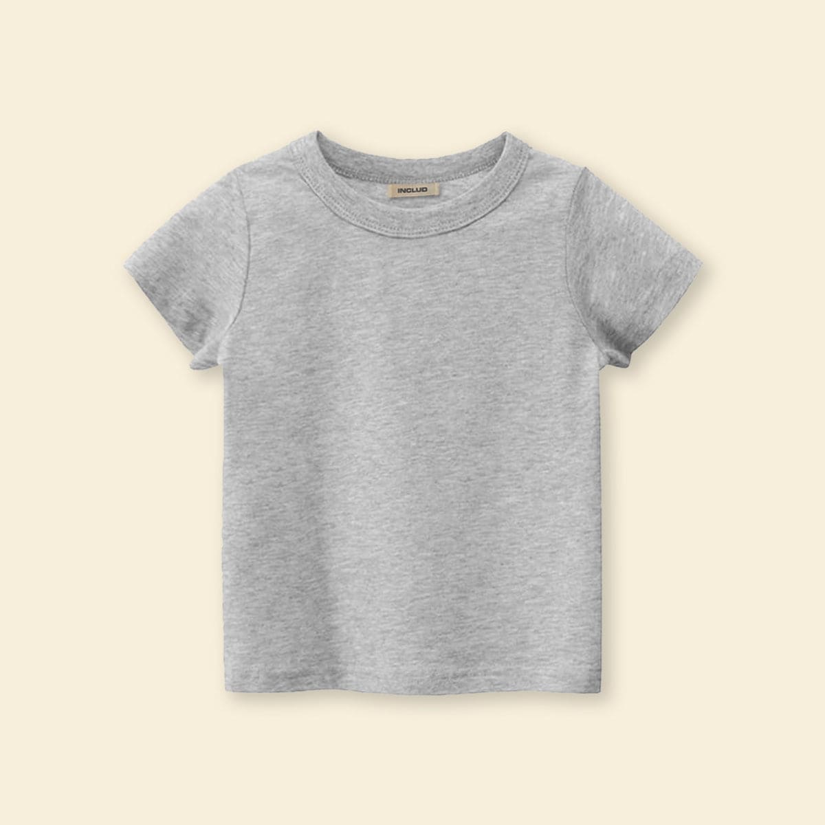 Boys Grey Short Sleeve Round Neck T-Shirt T-Shirt Grey 18 - 24 M