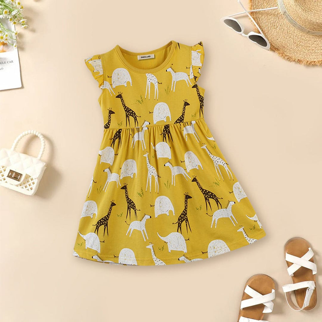 Girls All Over Printed Dress