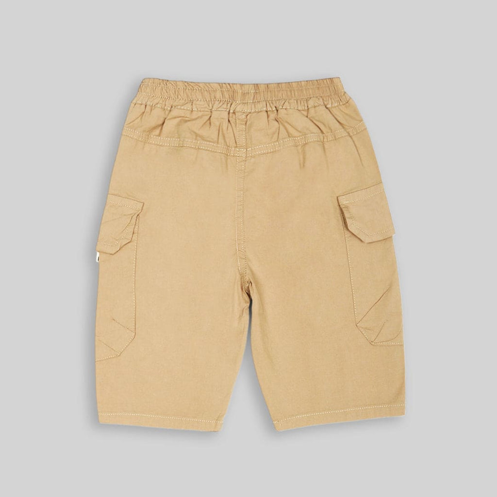 Boys Elasticated Cargo Pocket Shorts Shorts   