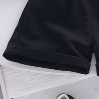 Boys Grey Tie-Up Applique Bunny Printed T-Shirt With Shorts Set 2 pc. Sets