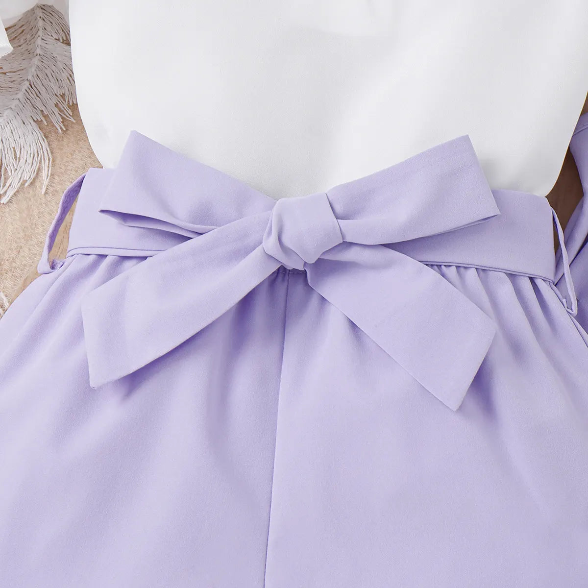 Girls Lavender Short Sleeve Blazer Dress With Top And Shorts Sets 3 pc. Sets