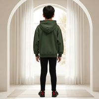 Boys Green K-Pop Star Graphics Hoodie Sweatshirts & Hoodies