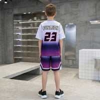 Boys Multicolor Alphanumeric Print Short Sleeve T-Shirt With Shorts Sets 2 pc. Sets