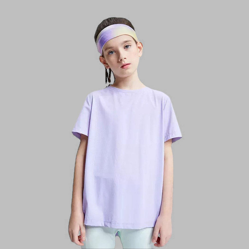 Girls Short Sleeve Elasticated Sports T-Shirt