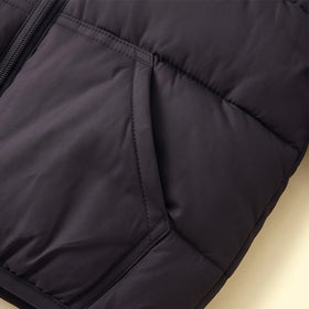 Boys Black Hooded Quilted Puffer Jacket Coats & Jackets
