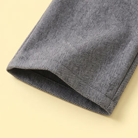 Girls Grey Textured Vest & Pants With Eyelet Collar Top Sets Sets