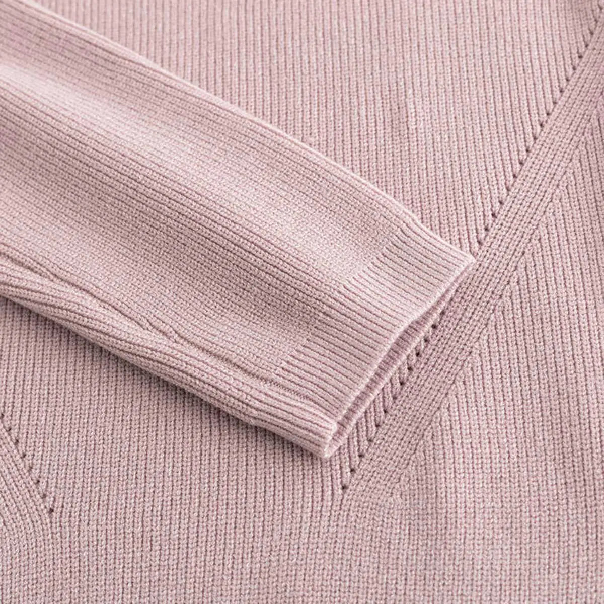 Girls Dusty Pink Self-Design Sweater Sweaters & Cardigans