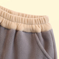 Boys Grey Paw Applique Jogger Joggers