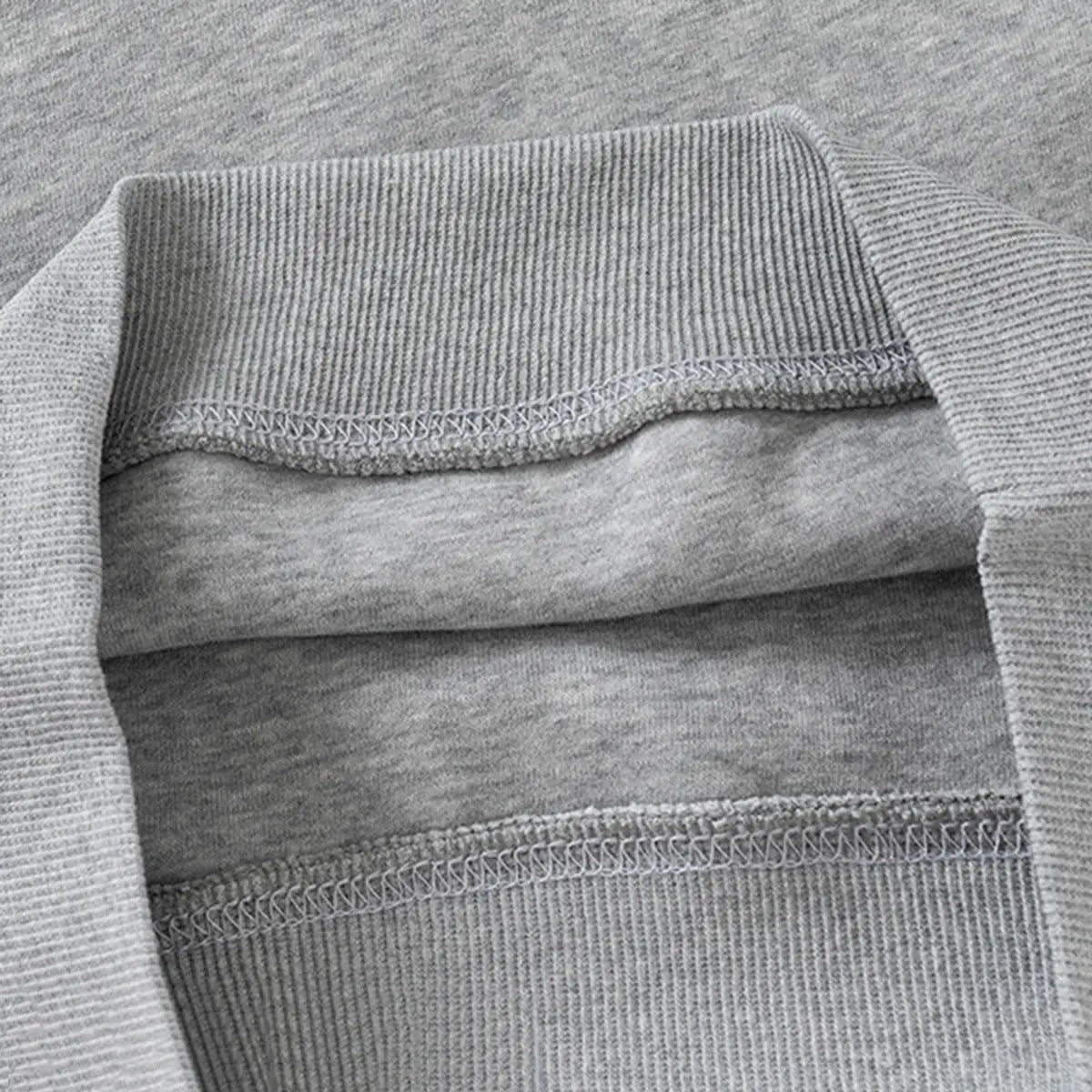 Boys Grey Solid Sweatshirt With Detachable Shirt Collar Sweatshirts & Hoodies