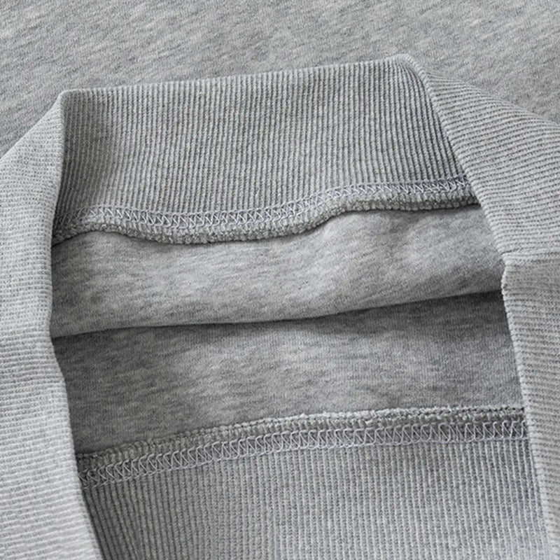 Boys Grey Solid Sweatshirt With Detachable Shirt Collar Sweatshirts & Hoodies