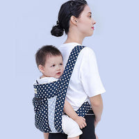 Baby Navy Blue Polka Dot Carrier with Four Clips Trending Accessories
