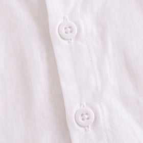 Boys White Embroidered Long Sleeve Shirt Shirts