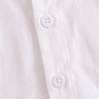 Boys White Embroidered Long Sleeve Shirt Shirts