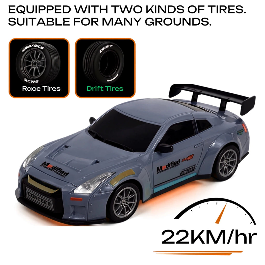 Drift 4x4 RC Car with 4 extra tyres Trending Accessories