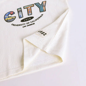 Boys Off White Typographic Printed Short Sleeve T-shirts With Elasticated Shorts Sets Sets