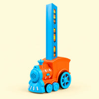 Automatic Domino Train Building Toy with 40 Tiles Trending Accessories Orange Onesize