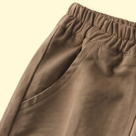 Boys Brown Relaxed Fit Pants Pants