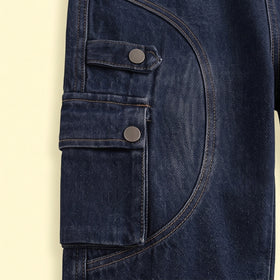 Boys Blue Denim Cargo Shorts Cargo Shorts