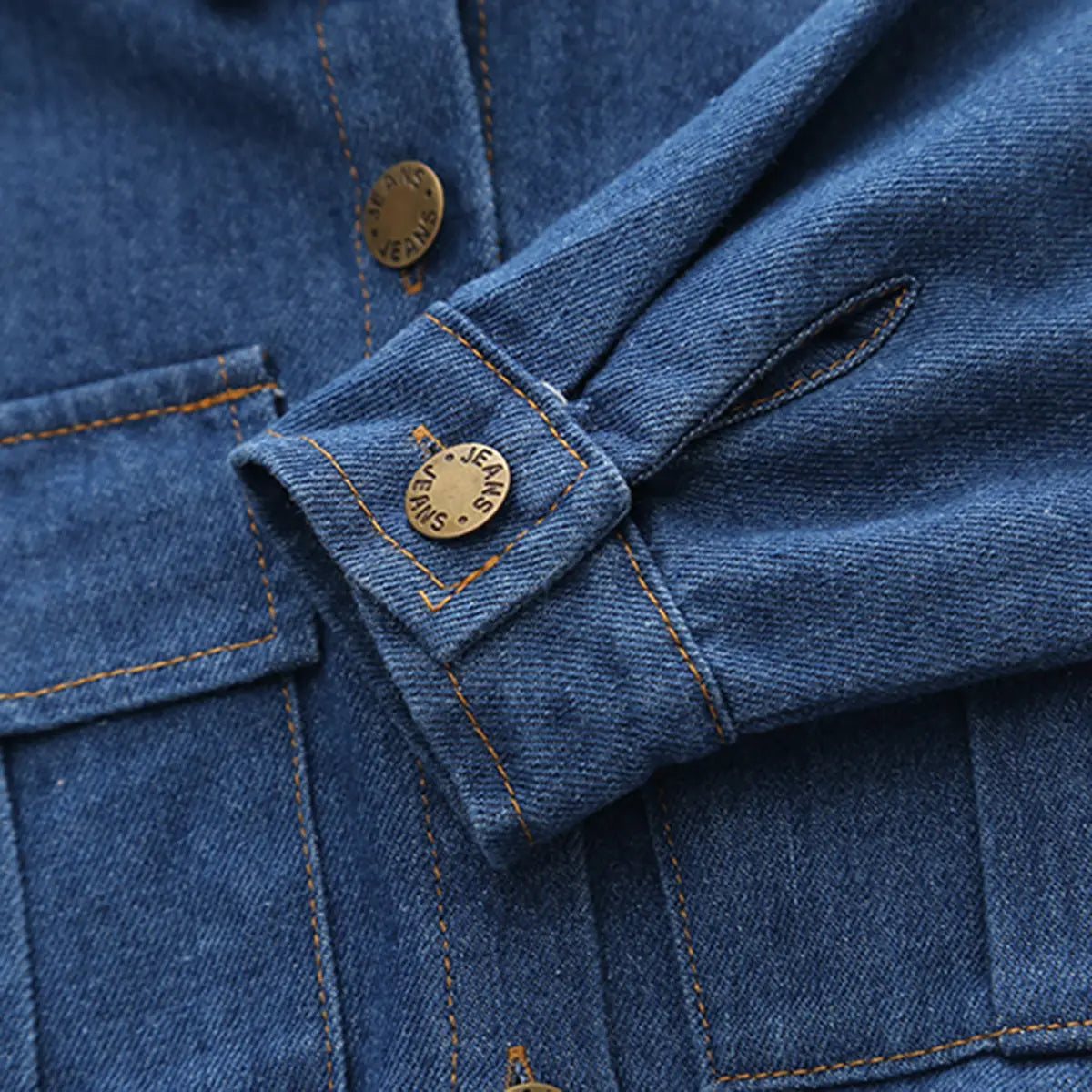 Boys Blue Long Sleeve Denim Jacket With Jogger Co-ord Sets Sets