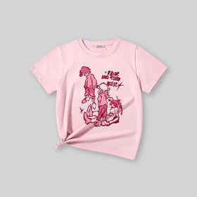 Girls Short Sleeve Graphic T-Shirt Tshirts   