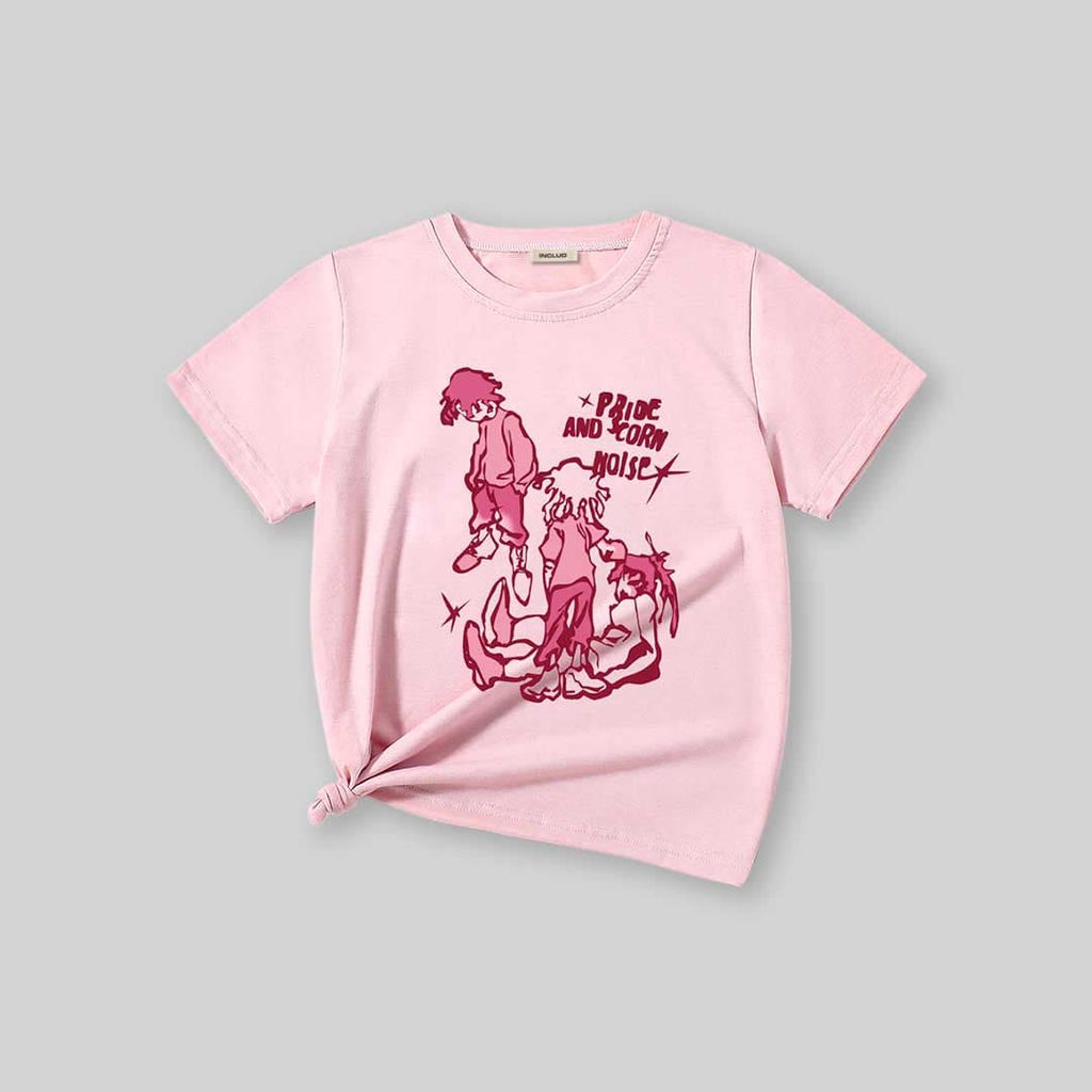 Girls Short Sleeve Graphic T-Shirt Tshirts   