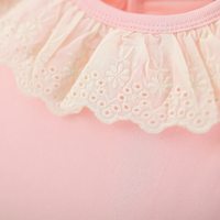 Girls Pink Sleeveless Bubble Hem Dress With Bow Details Casual Dresses