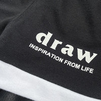 Boys Black Typographic Printed Polo T-Shirt With Shorts Co-ord Sets Sets
