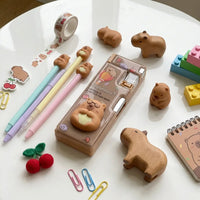 Kids Capybara Cartoon Pencil Box Trending Accessories