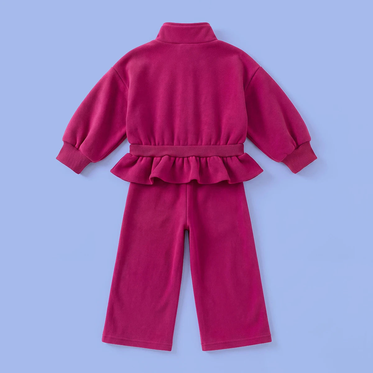 Girls Fuchsia Long Sleeve Jacket With Pants Sets 2 pc. Sets